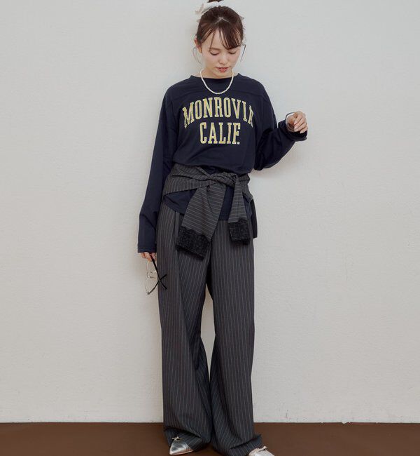  「カレッジロゴロンT」|Tシャツ・カットソー|