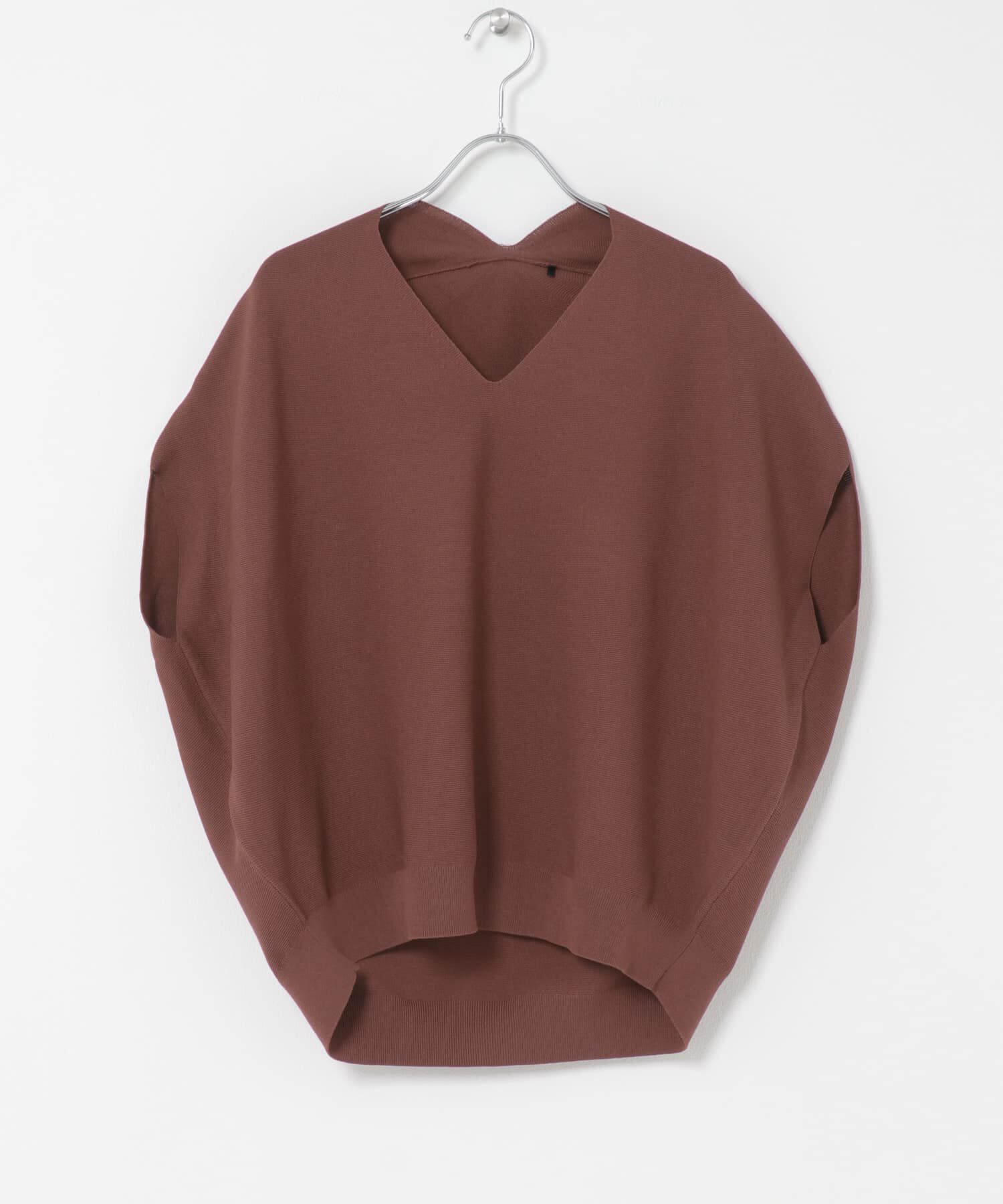 URBAN RESEARCH DOORS「『WEB限定』Vネックコクーンニット」|ベスト・ジレ|