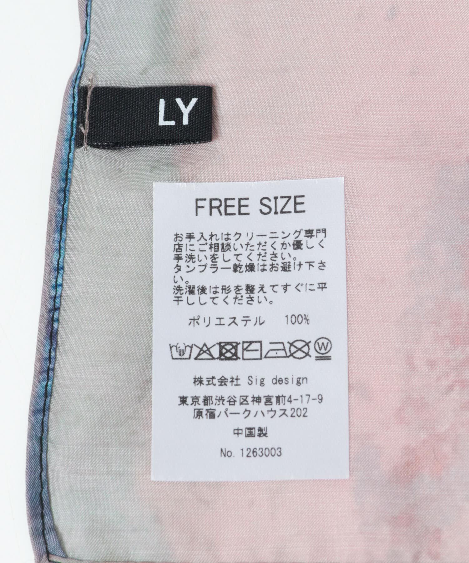 URBAN RESEARCH DOORS「LY　POSTCARD SCARF」|バンダナ・スカーフ|