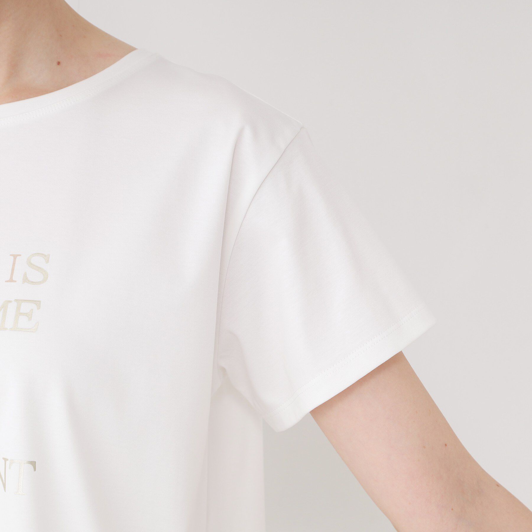 COUP DE CHANCE「【接触冷感/抗菌防臭/消臭/UVカット】半袖ロゴTシャツ」|Tシャツ・カットソー|