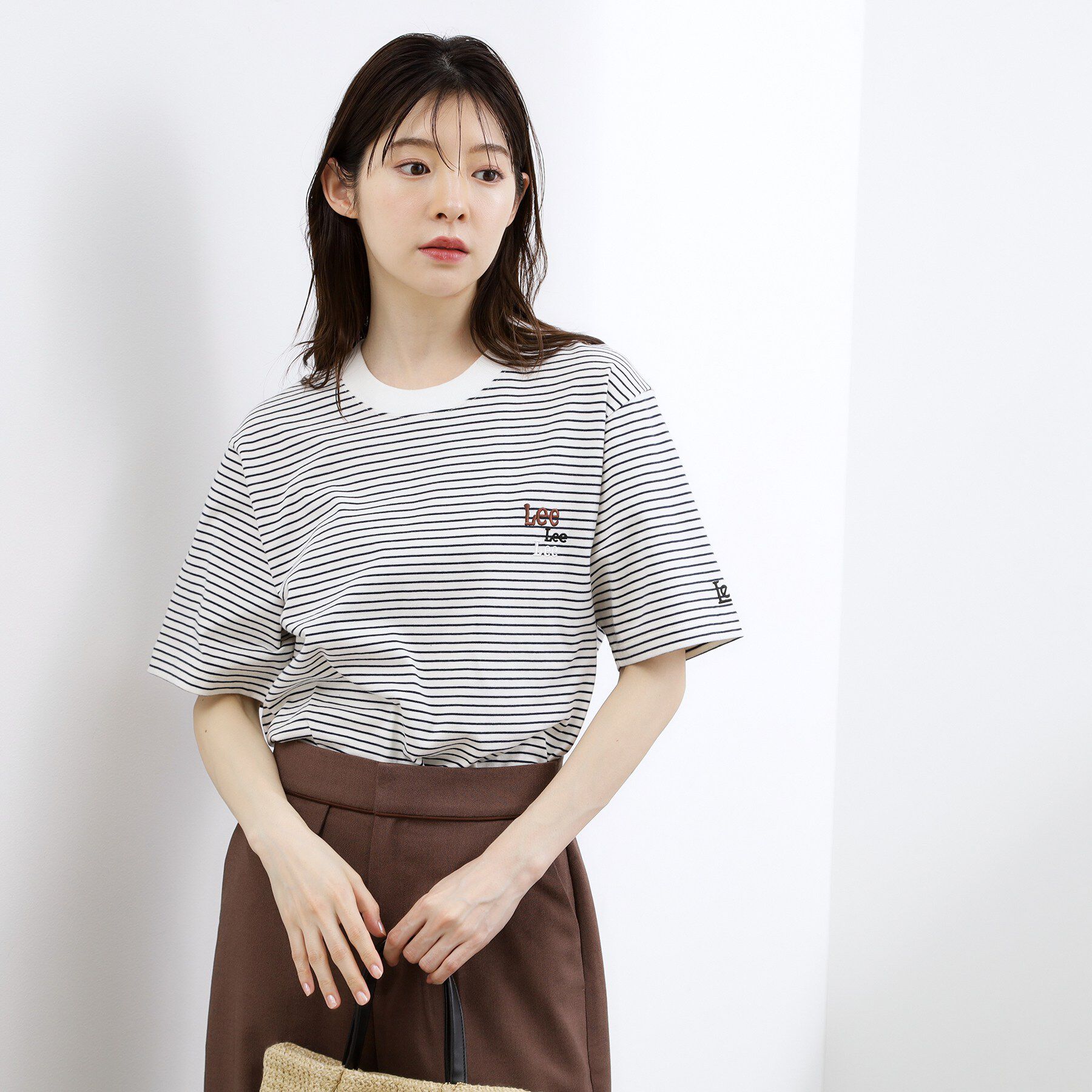 grove「【Lee&times;grove別注カラーあり】MULTI LOGO H／S TEE」|Tシャツ・カットソー|オフホワイト(303
