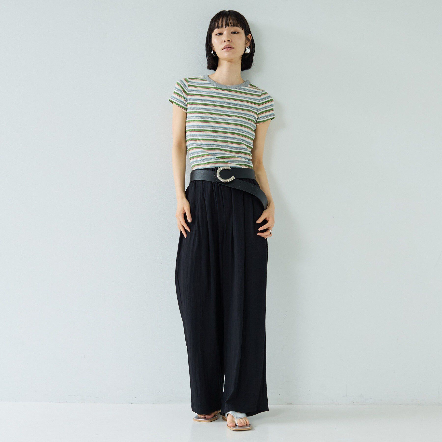GALLEST「レトロボーダーTシャツ」|Tシャツ・カットソー|