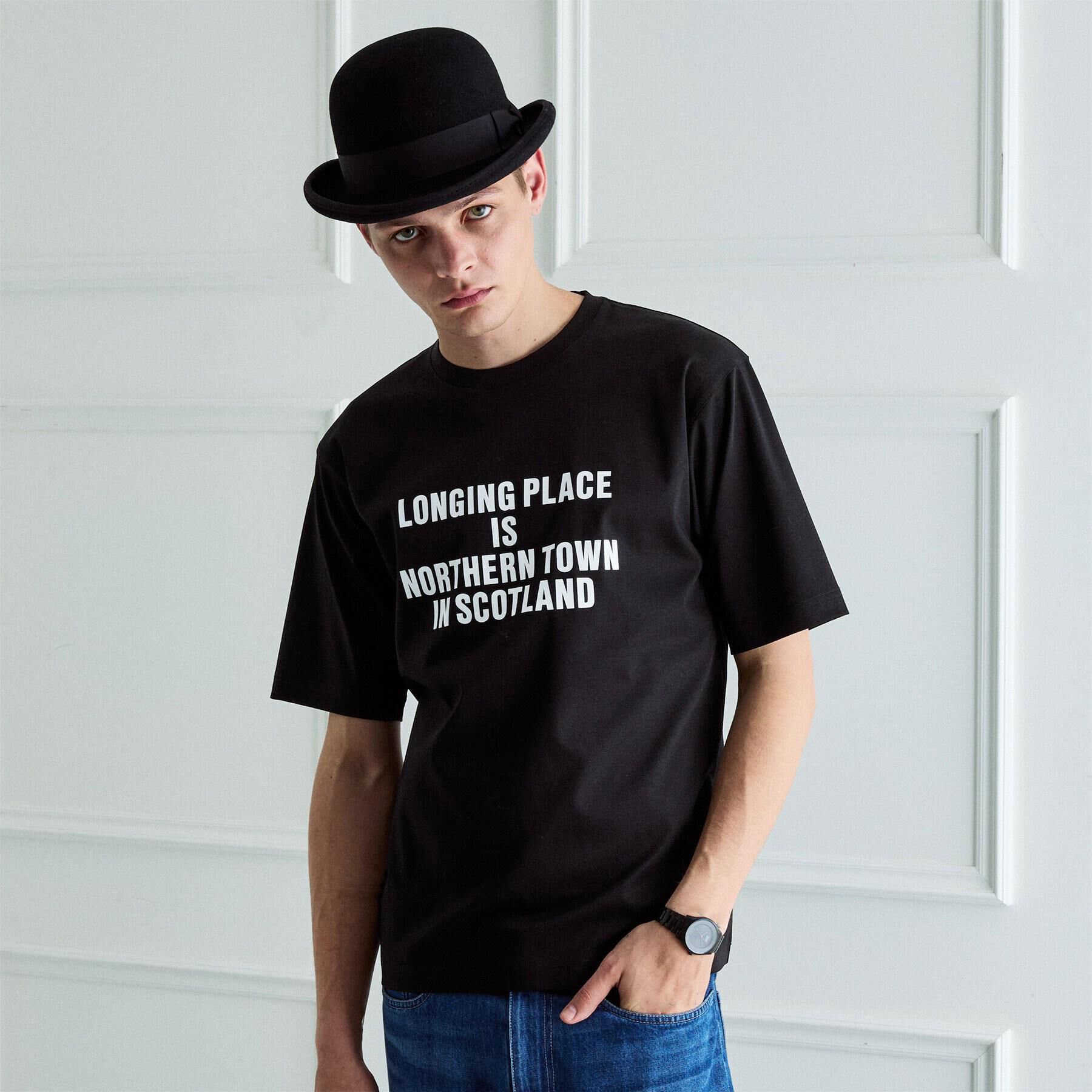 TAKEO KIKUCHI「【BOWLER HAT LABEL】アイスクリアコットン バッククロスピストル 半袖Tシャツ」|Tシャツ・カットソー|