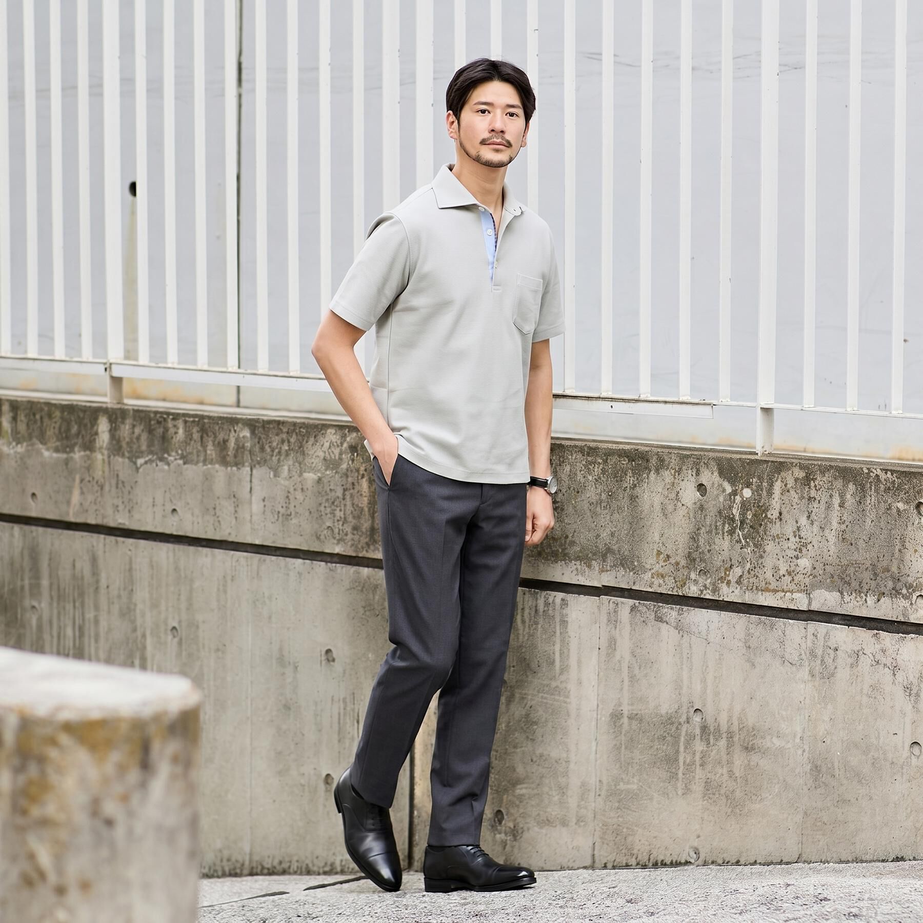 TAKEO KIKUCHI「【接触冷感】新定番ウールライクトロ　パンツ」|その他|