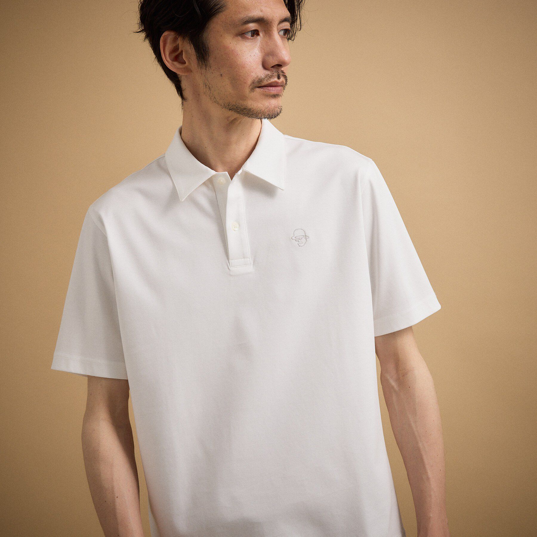 TAKEO KIKUCHI「【接触冷感】アイスクリアコットン ワンポイント ポロシャツ」|ポロシャツ|