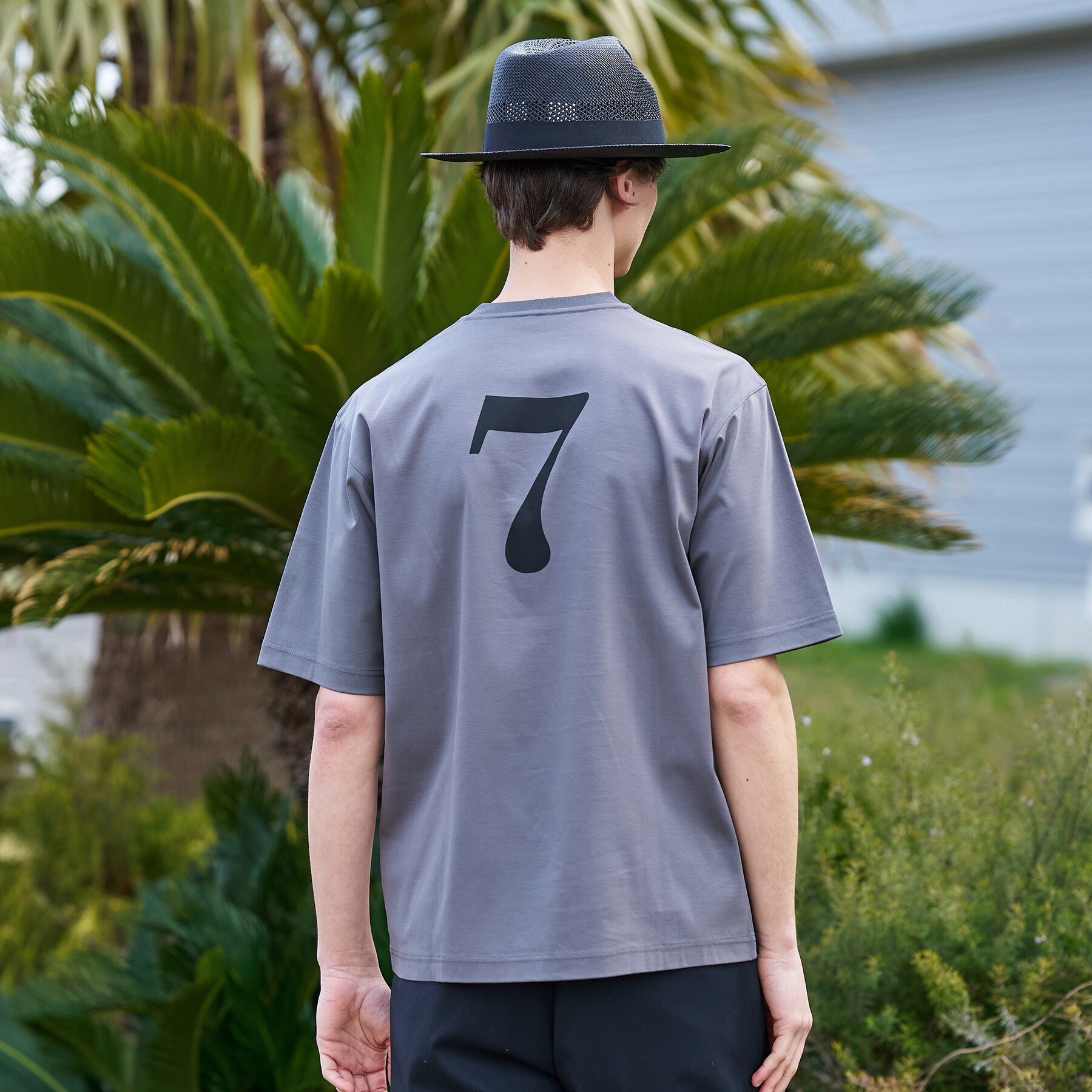 TAKEO KIKUCHI「【BOWLER HAT LABEL】アイスクリアコットン ラッキーセブン 半袖Tシャツ」|Tシャツ・カットソー|