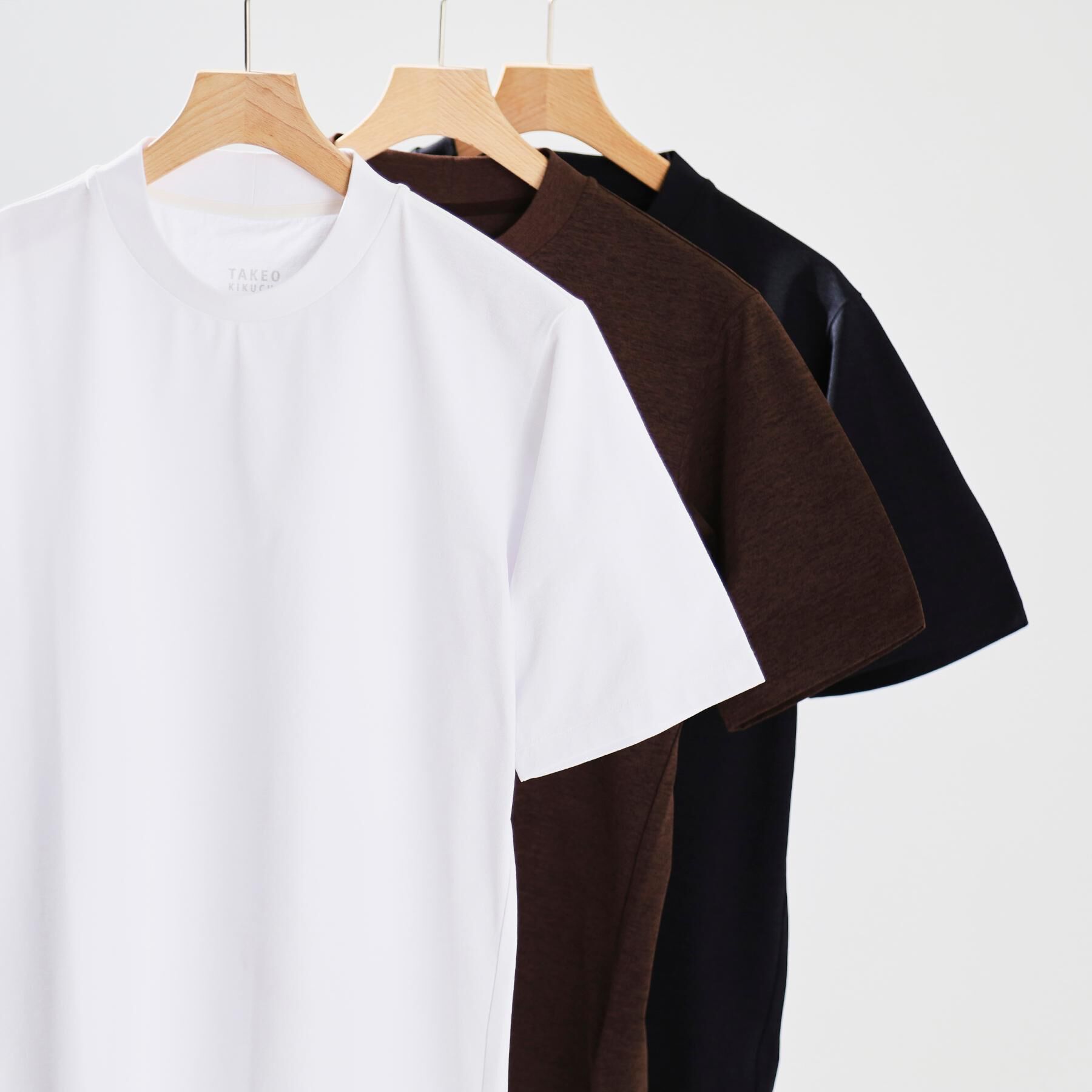 TAKEO KIKUCHI「【汗染み軽減/接触冷感】テーラード Tシャツ」|Tシャツ・カットソー|