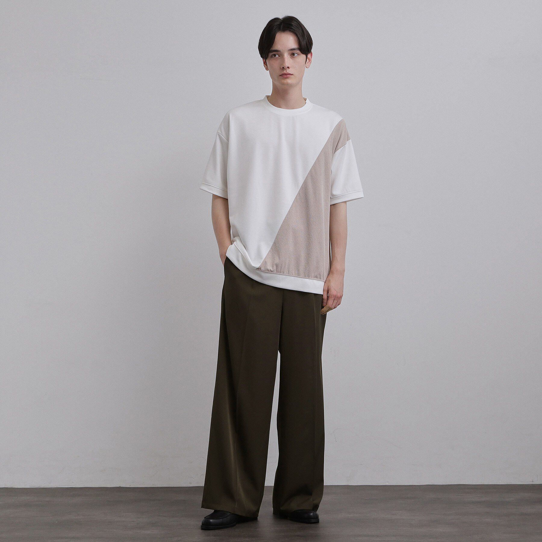 tk.TAKEO KIKUCHI「【接触冷感／ストレッチ】トロミワイドストレート」|その他|