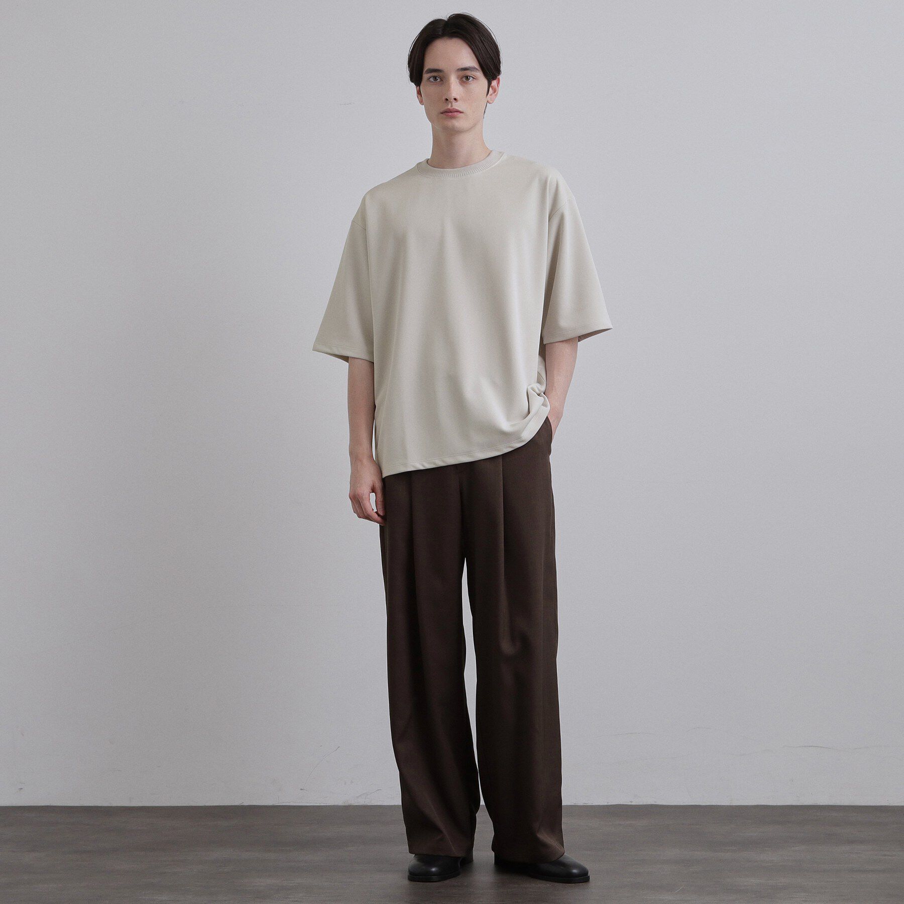 tk.TAKEO KIKUCHI「【接触冷感】配色ダンボールカットソー」|Tシャツ・カットソー|