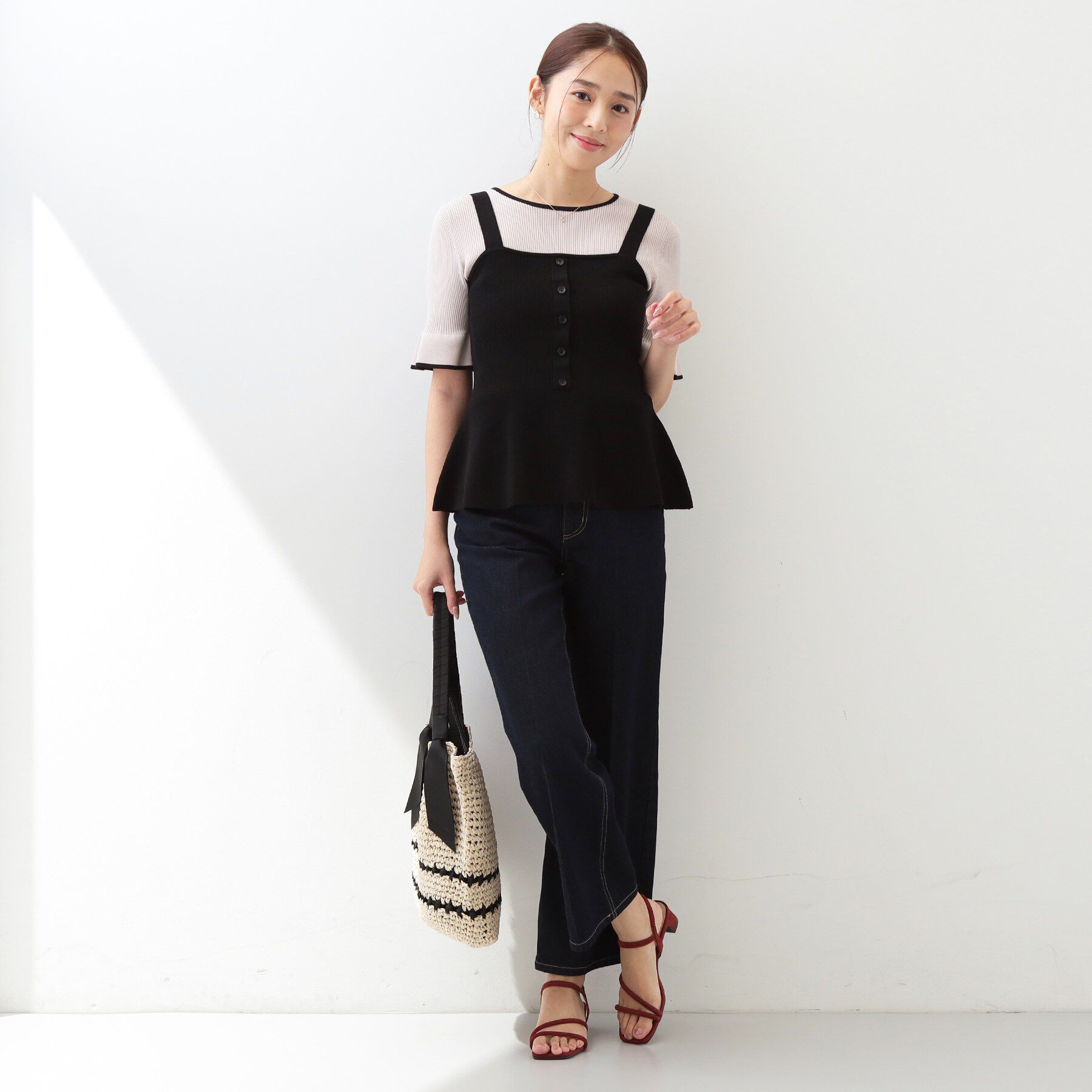 index「シアーペプラムキャミSET【洗濯機OK】」|その他|