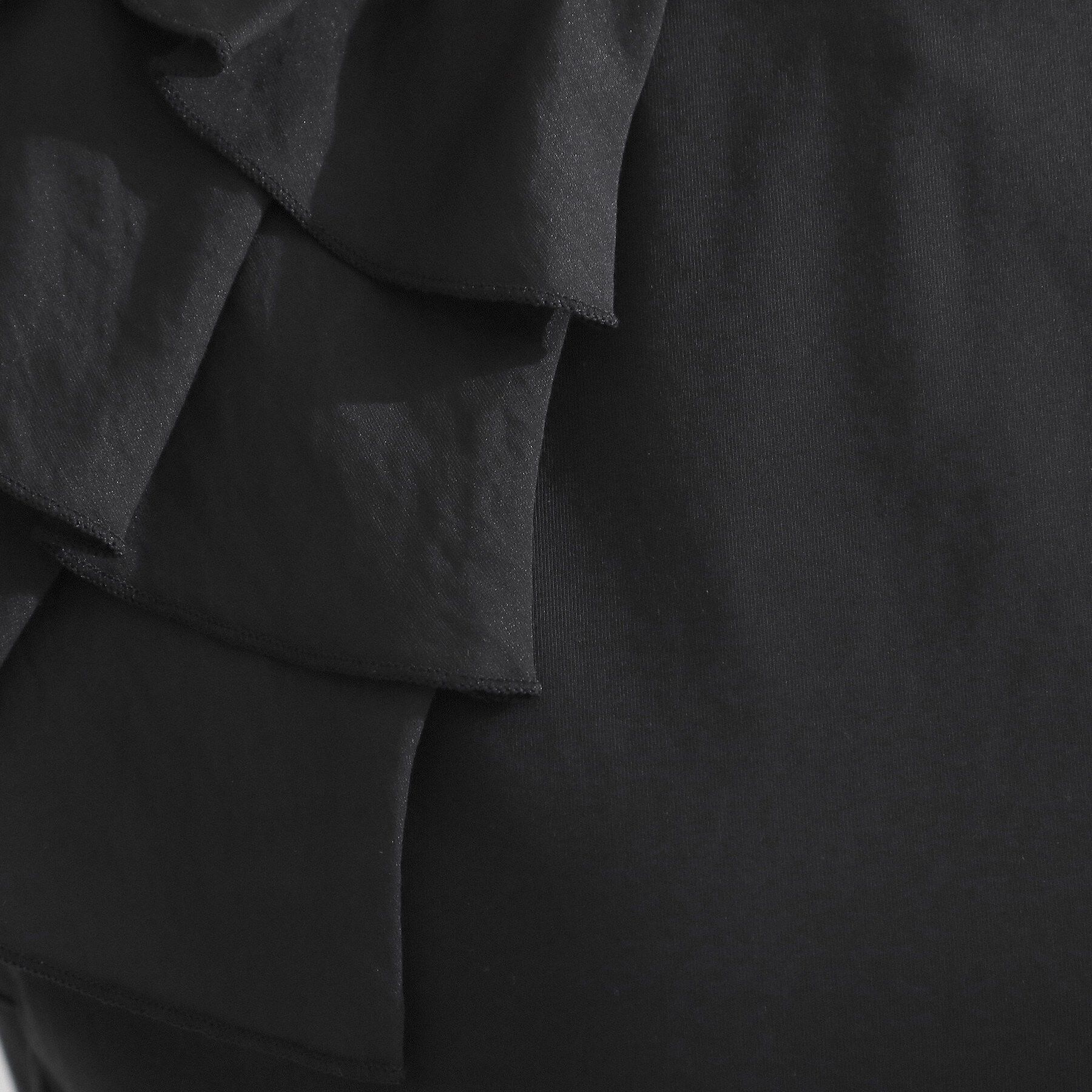 OPAQUE.CLIP「【接触冷感】アシメフリルドッキングカットソー《UVケア／洗濯機OK》」|Tシャツ・カットソー|