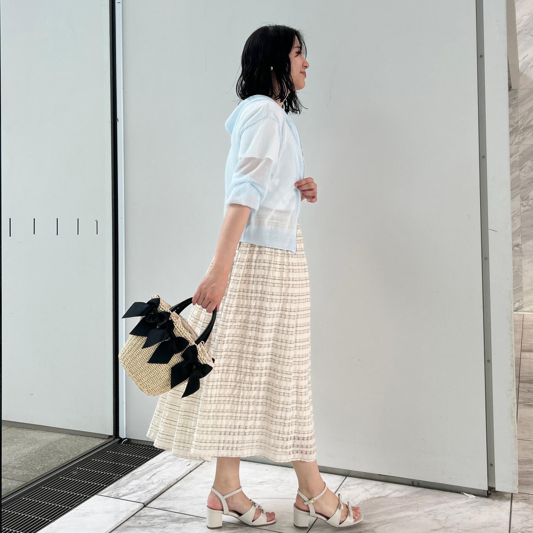 Couture broach「【洗える】LEVITAジップアップフーディー」|カーディガン|