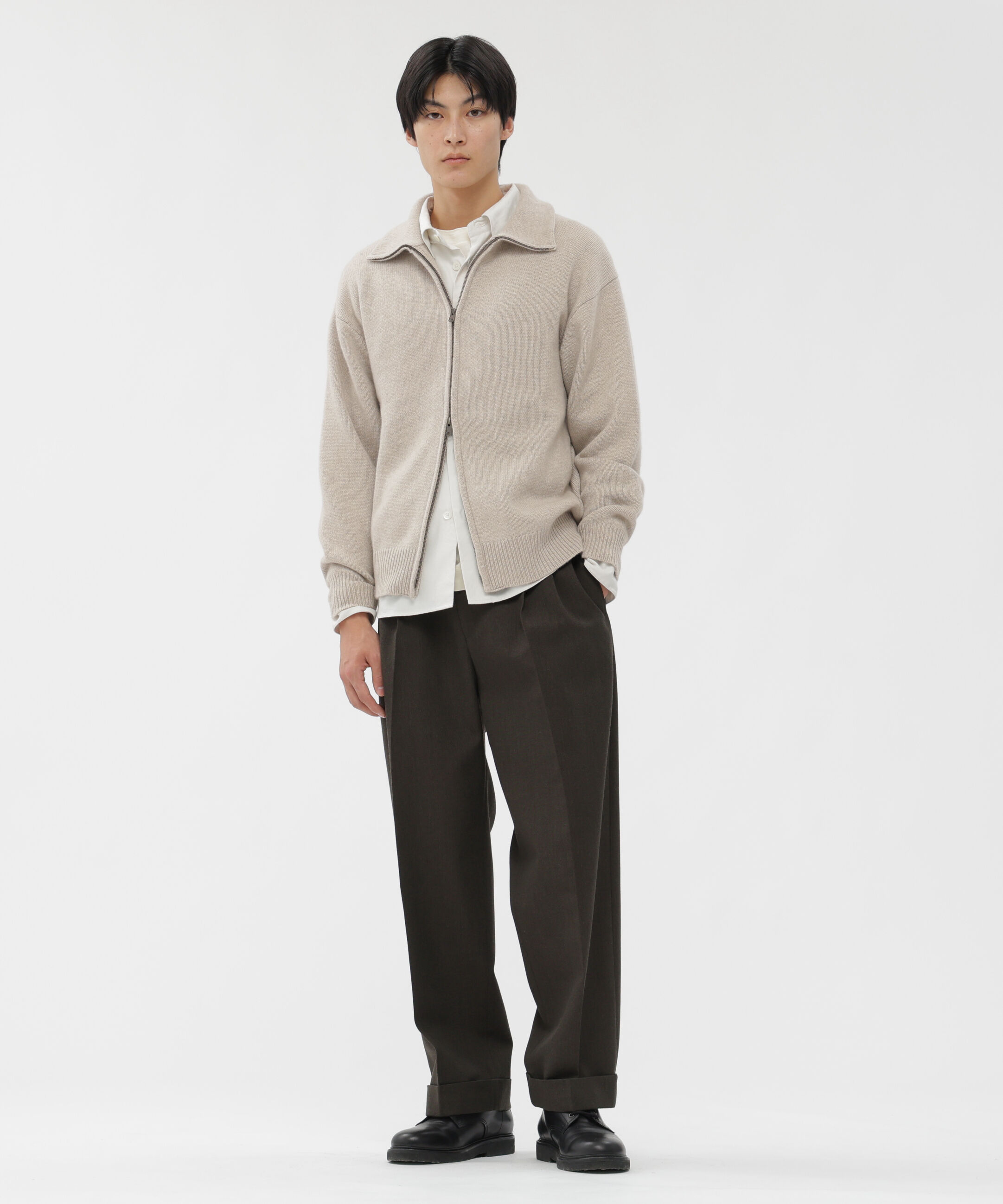 MARGARET HOWELL「WOOL CASHMERE SILK KNITWEAR」|ニット・セーター|
