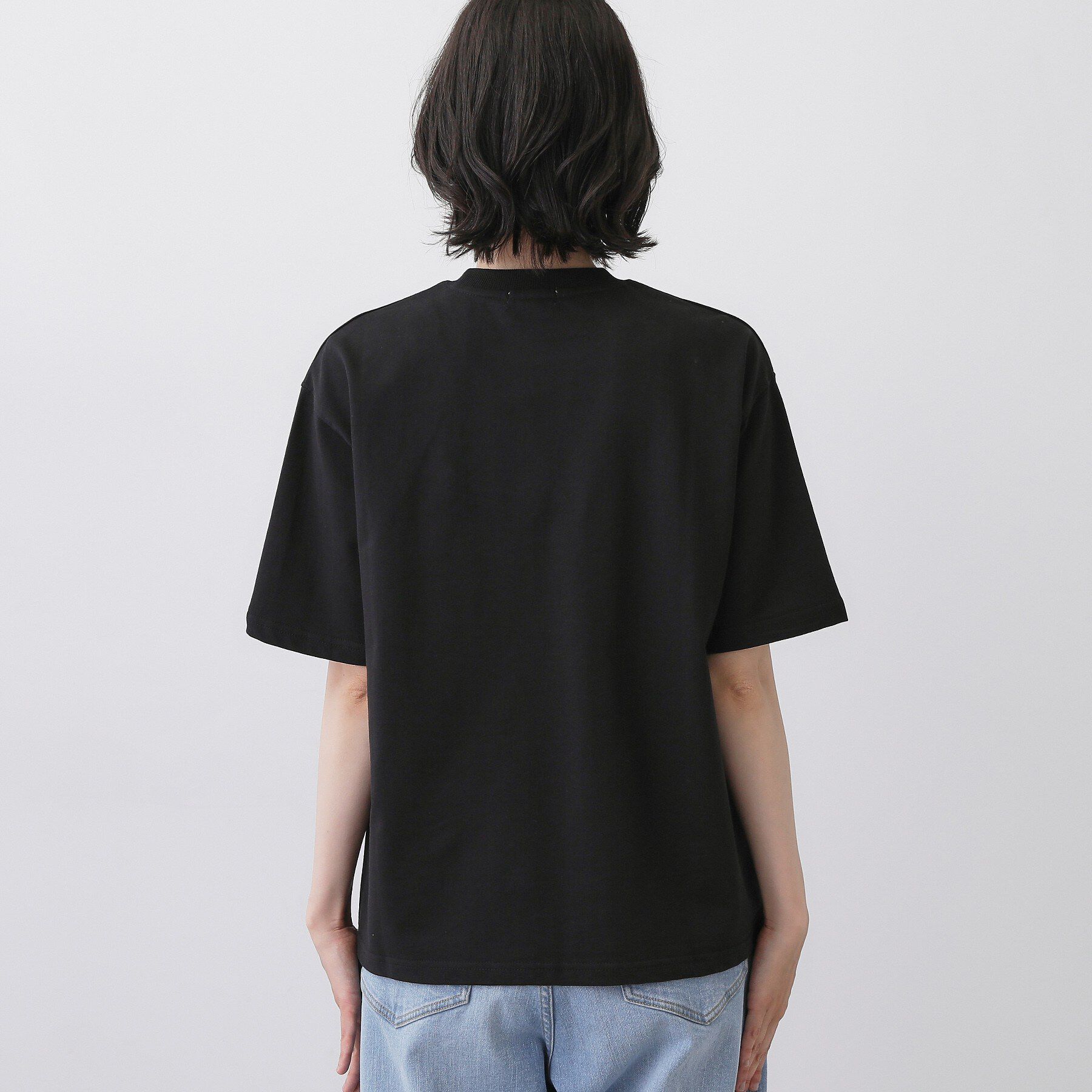 Dessin「ロゴ刺繍ミニ裏毛Ｔシャツ」|Tシャツ・カットソー|