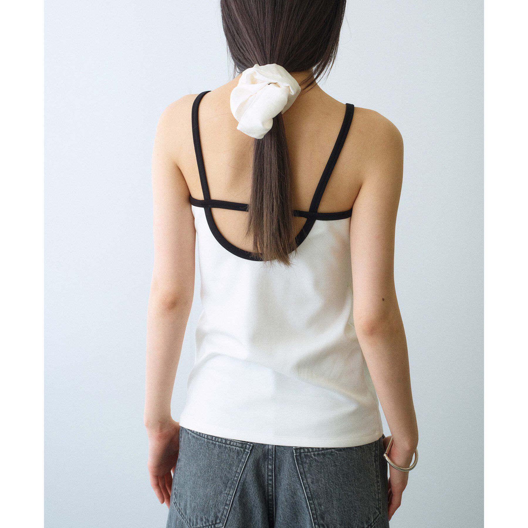 CODE A「【Cup-in】design cut camisole」|キャミソール|