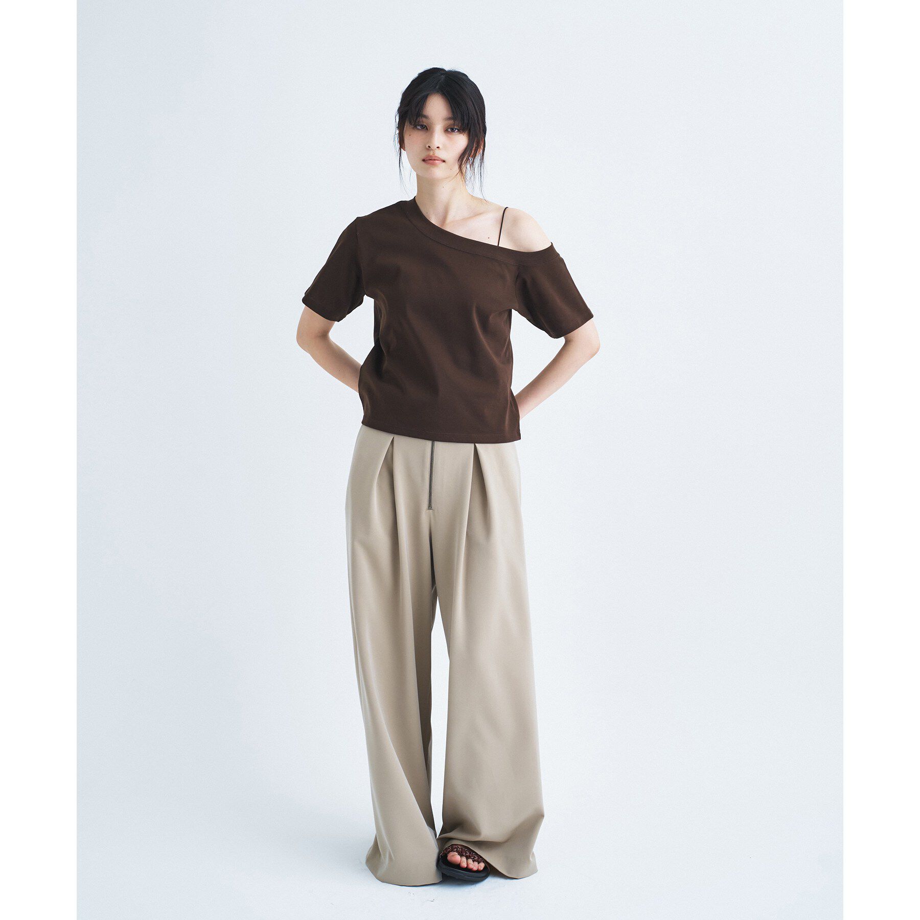 CODE A「PROTAGONISTA｜asymmetry tee」|Tシャツ・カットソー|