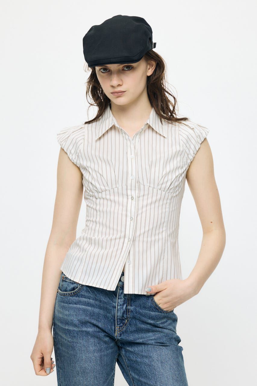 MOUSSY「PUFF CAP SLEEVE ブラウス」|シャツ・ブラウス|IVOY3
