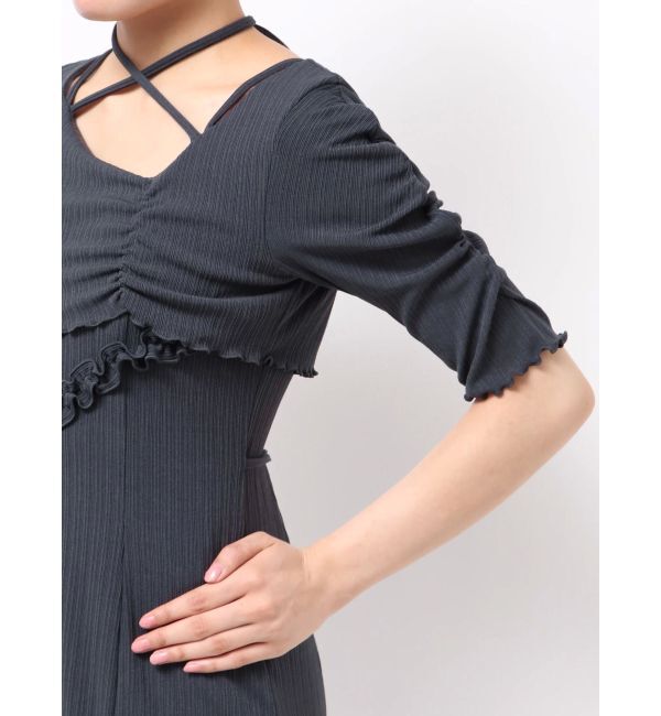 dazzlin「アシメレイヤードカットワンピース」|ワンピース|