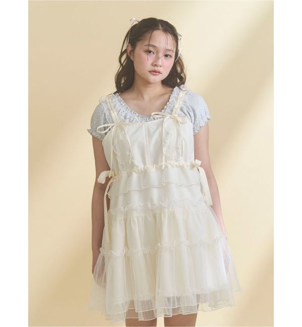 merry jenny「petit flower pure neck tee」|Tシャツ・カットソー|