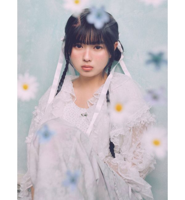 merry jenny「petit flower pure neck tee」|Tシャツ・カットソー|
