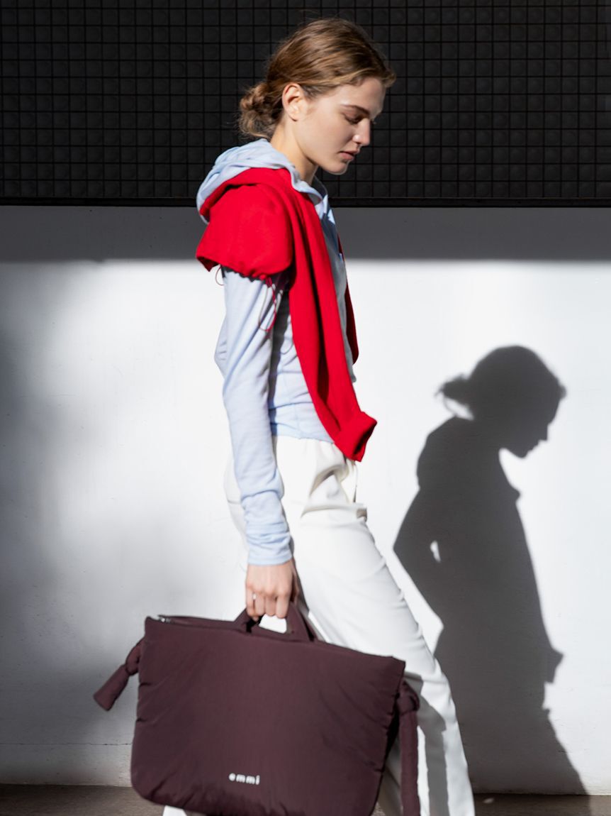 emmi atelier「【限定カラーあり】ナイロンパディングバッグ」|ショルダー・メッセンジャー|