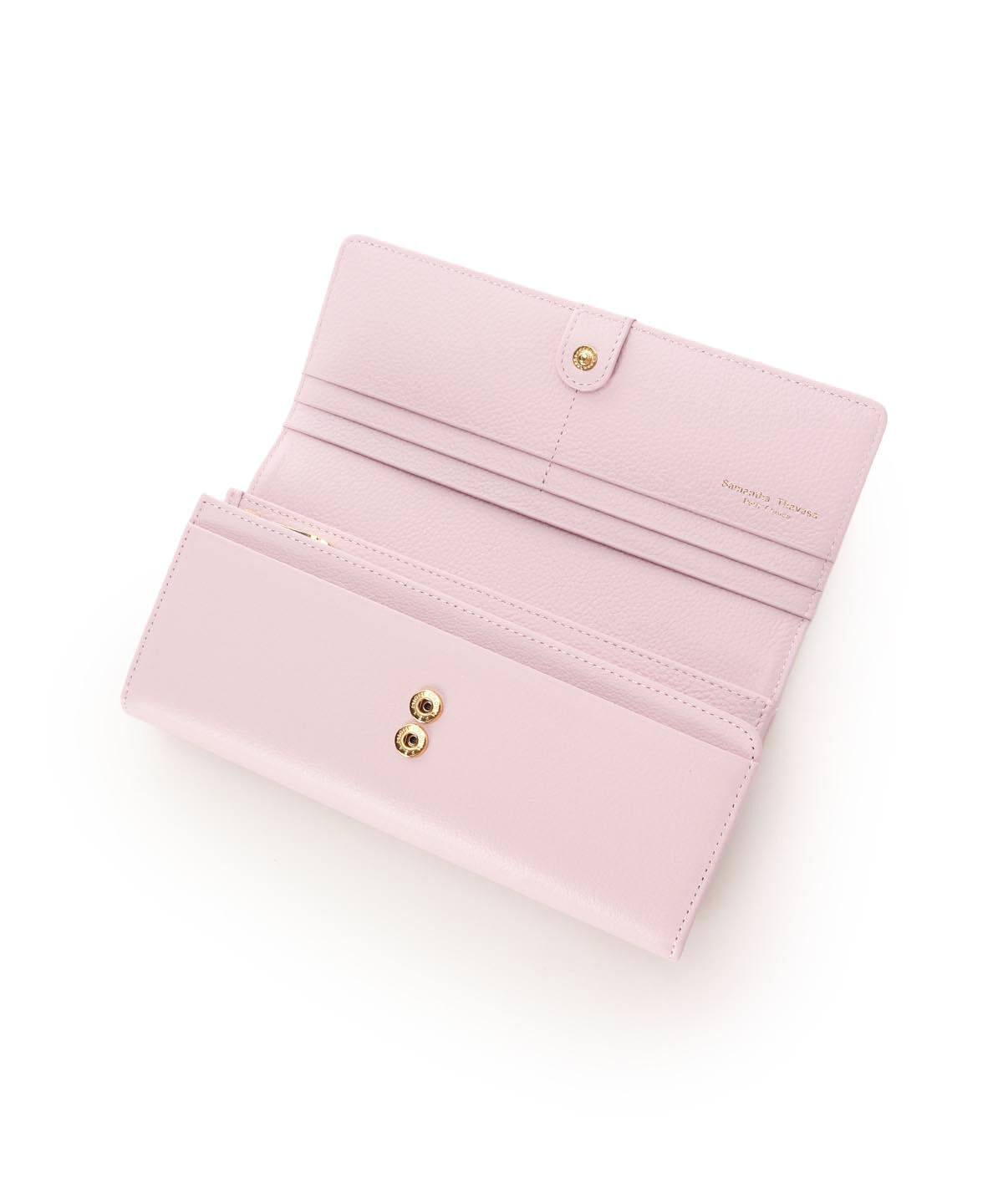 Samantha Thavasa Petit Choice「エレガントフラワーかぶせ長財布」|財布|