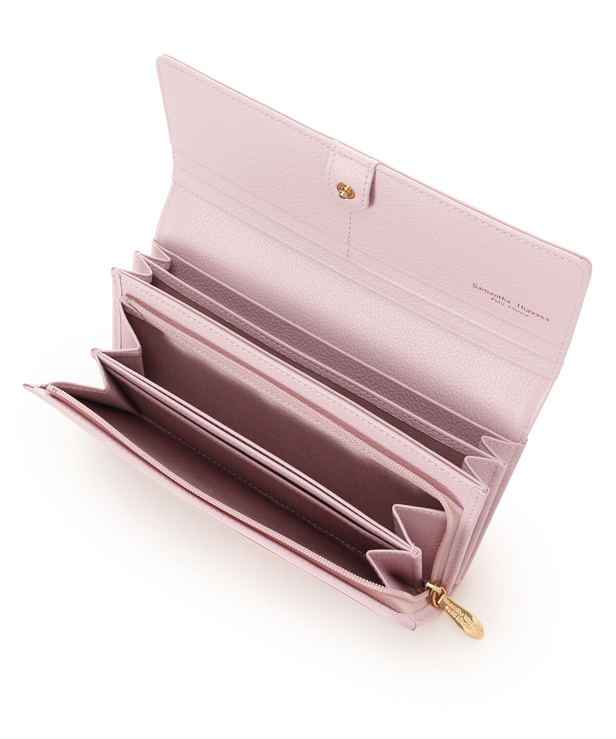 Samantha Thavasa Petit Choice「エレガントフラワーかぶせ長財布」|財布|
