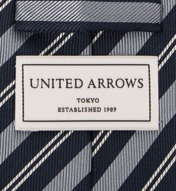 UNITED ARROWS「ネイビー マルチストライプ ネクタイ」|ネクタイ・蝶ネクタイ|