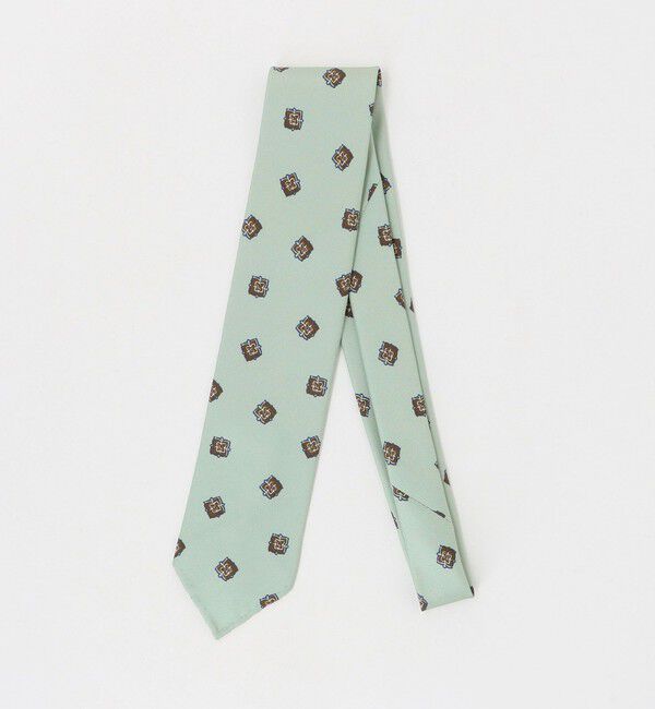 UNITED ARROWS「＜ARCURI＞スクエア フラワープリント ネクタイ」|ネクタイ・蝶ネクタイ|LIME
