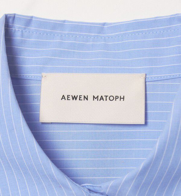 AEWEN MATOPH「＜AEWEN MATOPH＞パターン ペプラムシャツ ウォッシャブル」|シャツ・ブラウス|