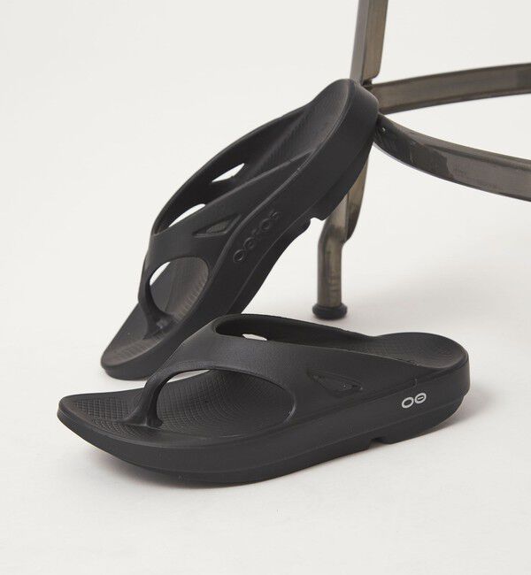 UNITED ARROWS green label relaxing「【WEB限定】＜OOFOS＞OOriginal / オリジナル」|サンダル|BLACK