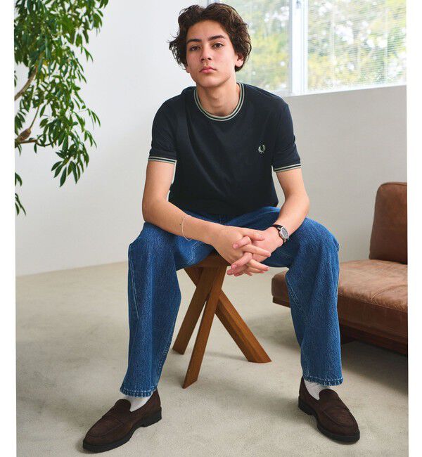 UNITED ARROWS green label relaxing「＜FRED PERRY＞ツインティップ Tシャツ」|Tシャツ・カットソー|
