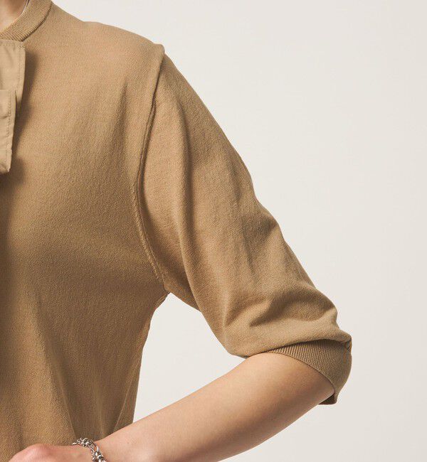 UNITED ARROWS green label relaxing「フリル ショートスリーブ ニット カーディガン」|カーディガン|