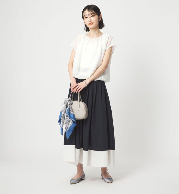UNITED ARROWS green label relaxing「ラッセルレース スソバルーン カットソー」|Tシャツ・カットソー|