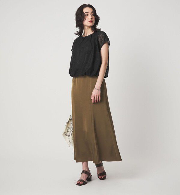 UNITED ARROWS green label relaxing「ラッセルレース スソバルーン カットソー」|Tシャツ・カットソー|