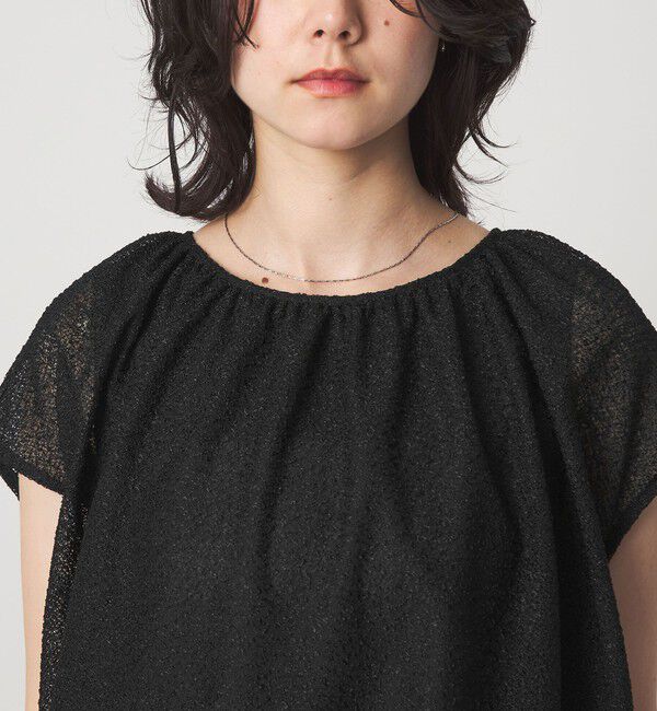 UNITED ARROWS green label relaxing「ラッセルレース スソバルーン カットソー」|Tシャツ・カットソー|