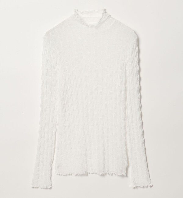EMMEL REFINES「＜EMMEL REFINES＞EM ウェーブシアー タートル カットソー」|Tシャツ・カットソー|OFF WHITE