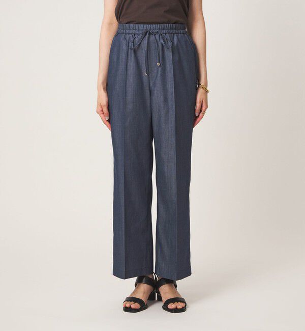 UNITED ARROWS green label relaxing「［size SHORT/TALLあり］ライト デニム ニーハイフレア パンツ 2」|その他|