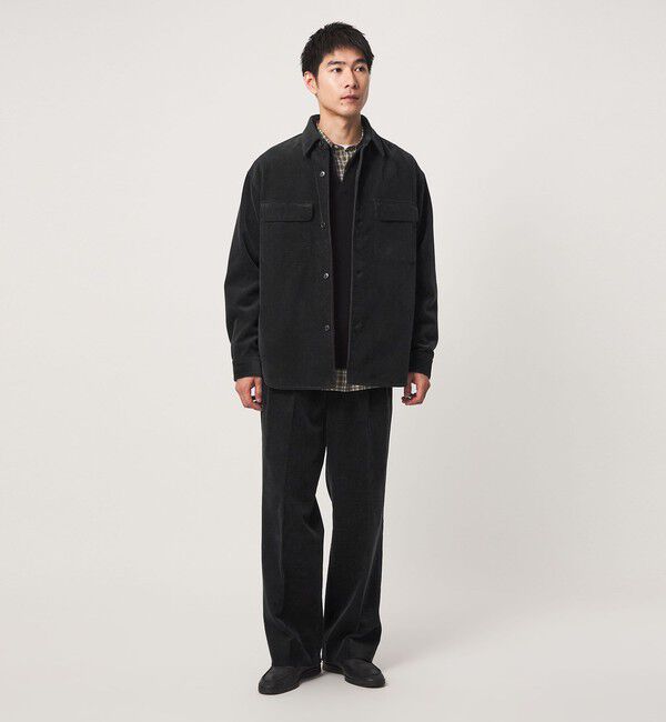 UNITED ARROWS green label relaxing「FINE BASIC スビン コーデュロイ CPO 長袖 シャツ」|シャツ・ブラウス|
