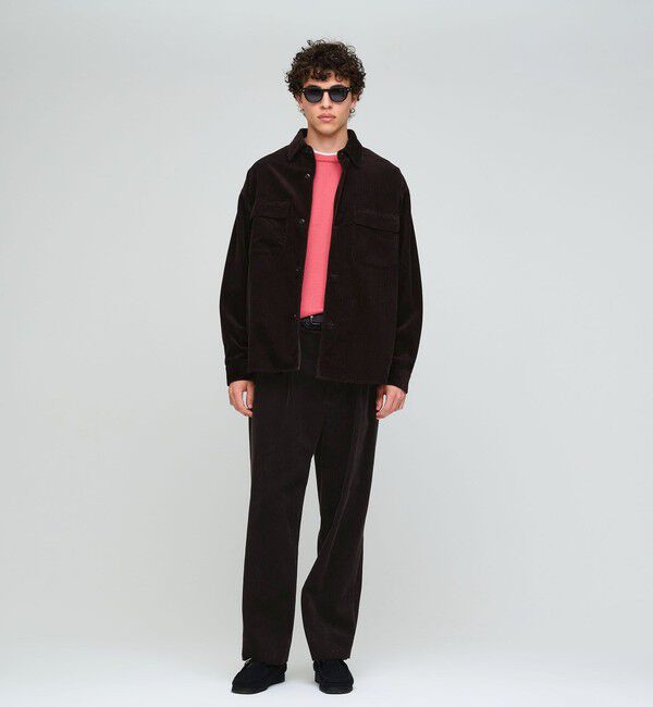 UNITED ARROWS green label relaxing「FINE BASIC スビン コーデュロイ CPO 長袖 シャツ」|シャツ・ブラウス|