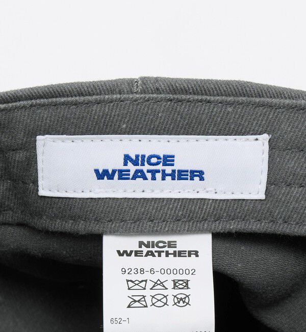 NICE WEATHER「＜NICE WEATHER＞PARIS キャップ 2」|キャップ・キャスケット|