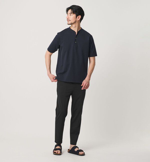 BEAUTY&YOUTH UNITED ARROWS「【WEB限定 WARDROBE SMART】クール トリコット アンクルパンツ 【接触冷感】」|スラックス|
