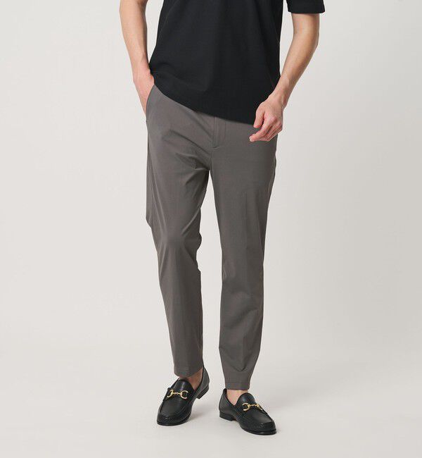 BEAUTY&YOUTH UNITED ARROWS「【WEB限定 WARDROBE SMART】クール トリコット アンクルパンツ 【接触冷感】」|スラックス|