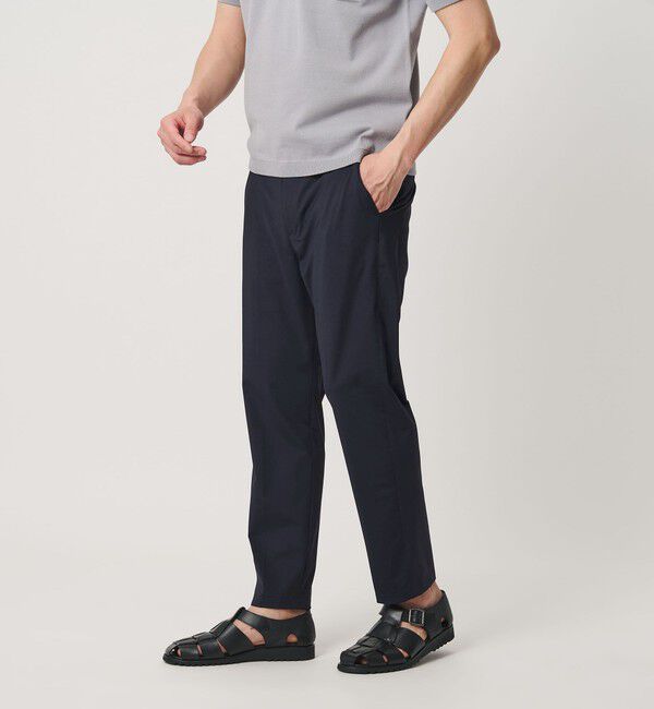 BEAUTY&YOUTH UNITED ARROWS「【WEB限定 WARDROBE SMART】クール トリコット アンクルパンツ 【接触冷感】」|スラックス|