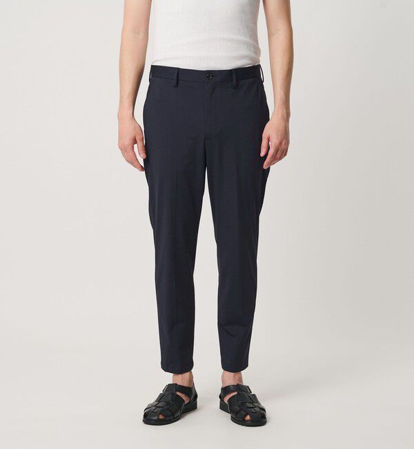 BEAUTY&YOUTH UNITED ARROWS「【WEB限定 WARDROBE SMART】クール トリコット アンクルパンツ 【接触冷感】」|スラックス|
