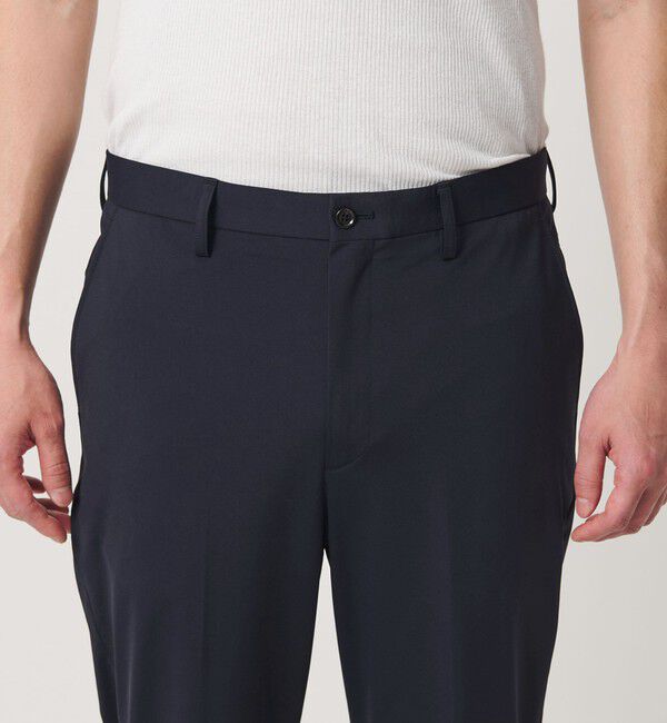 BEAUTY&YOUTH UNITED ARROWS「【WEB限定 WARDROBE SMART】クール トリコット アンクルパンツ 【接触冷感】」|スラックス|