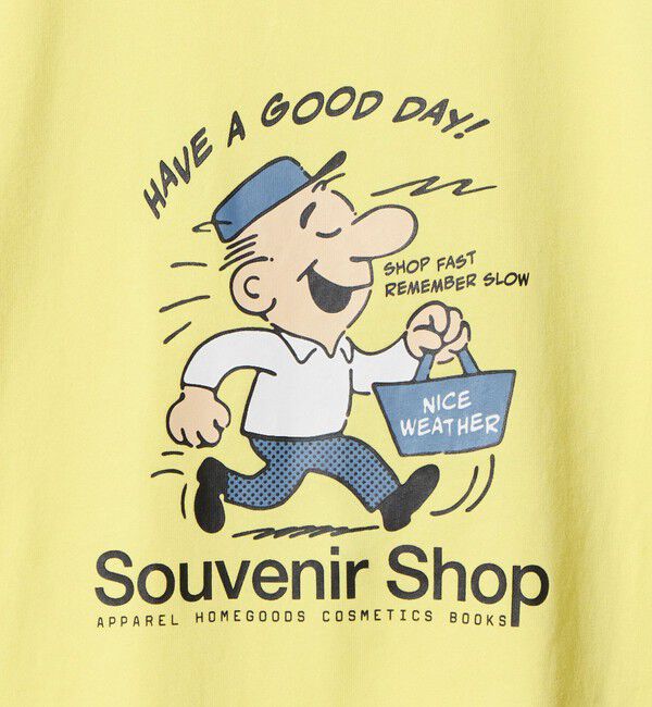 NICE WEATHER「＜NICE WEATHER＞アイコニックプリント Tシャツ」|Tシャツ・カットソー|