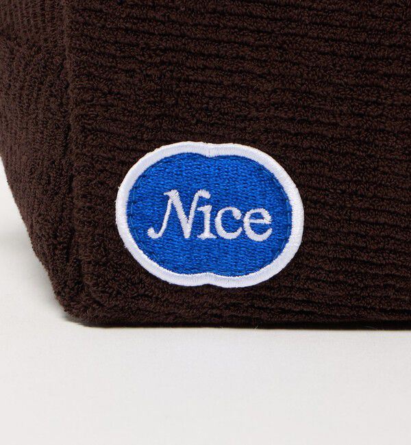 NICE WEATHER「＜NICE WEATHER＞ロゴポーチ L」|ポーチ|