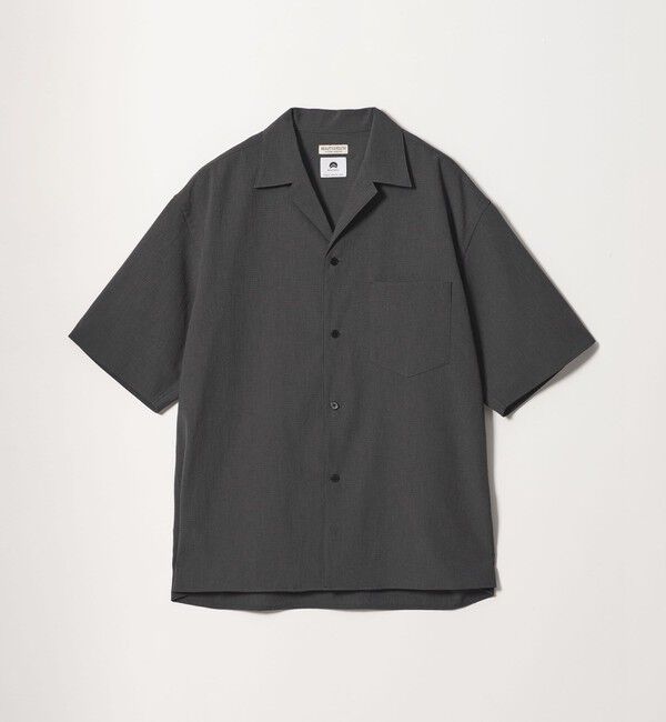 BEAUTY&YOUTH UNITED ARROWS「KOMATSU PACK トロピカル オープンカラー シャツ GRANDE型 ストレッチ 吸水速乾 UVカット セットアップ対応」|シャツ・ブラウス|