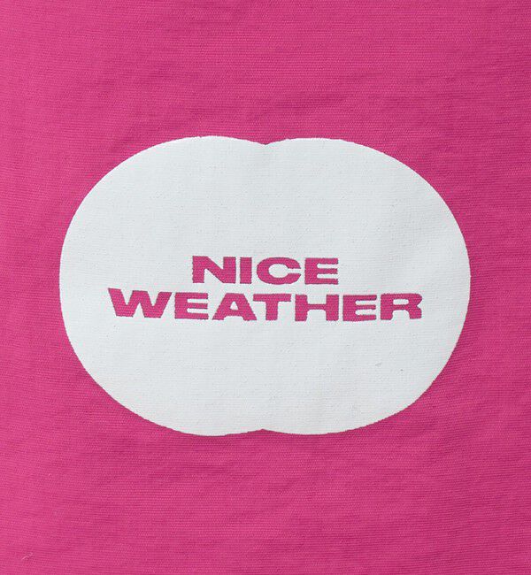 NICE WEATHER「＜NICE WEATHER＞ナイロン ロゴ ミニワンショルダーバッグ 2」|その他|